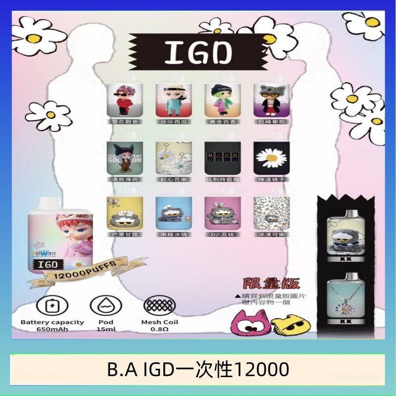 B.A IGD12000口 電子煙