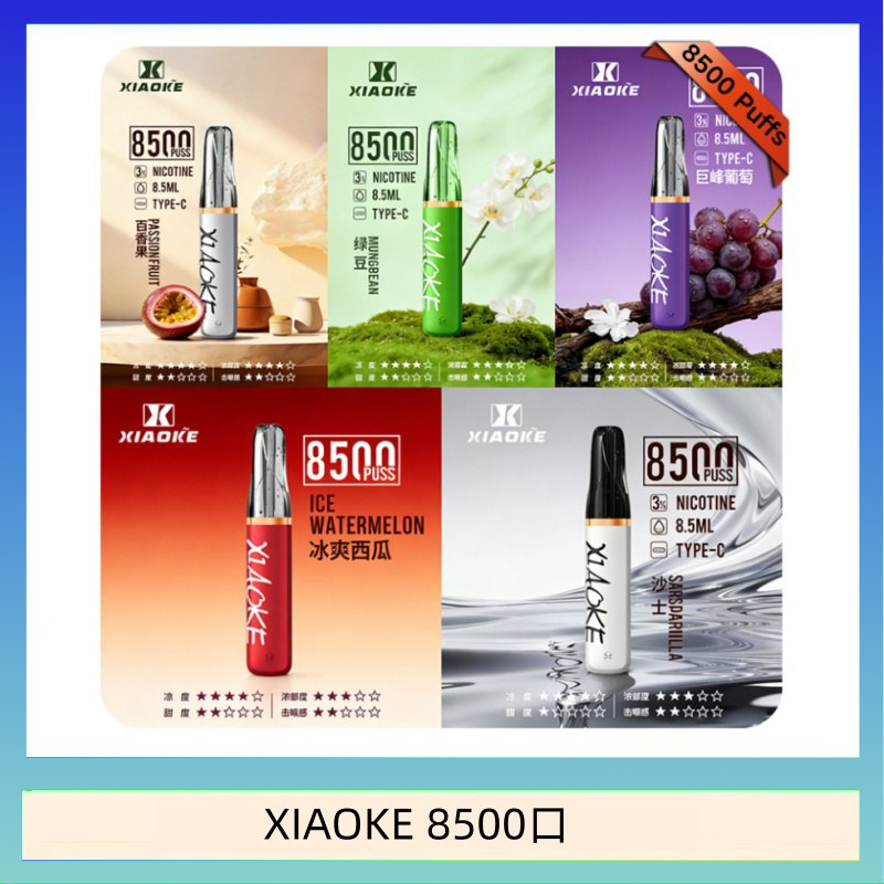 XIAOKE8500口 梟客XIAOKE一次性電子菸拋棄式8500口